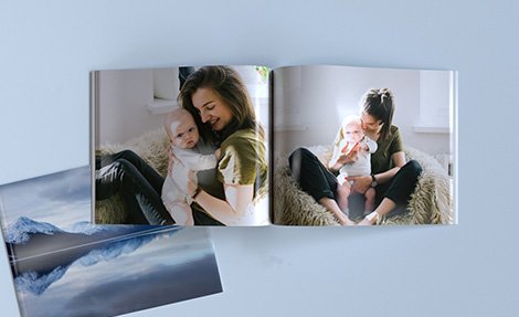 Softcover Photo Book with collage options from £9