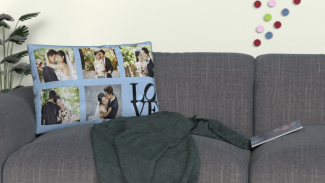 Photo Cushions with love designs