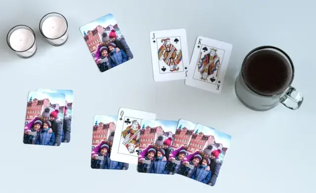 Photo playing cards