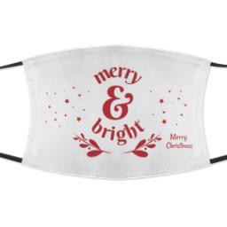Thumbnail for Custom Face Masks with Merry and Bright design 1
