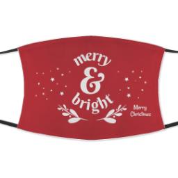 Thumbnail for Custom Face Masks with Merry and Bright design 3