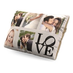 Personalised Pillow (19" x 13") with Love Custom Colour design