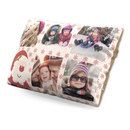 Personalised Pillow (19" x 13") with Santa design