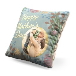 Small Photo Cushion (12" sq) with Mother's Day Foliage design