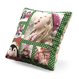 Small Photo Cushion (12" sq) with Penguin design