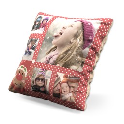 Small Photo Cushion (12" sq) with Reindeer design