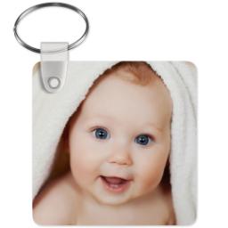 Thumbnail for Personalised Photo Keyrings (Square) with Full Photo design 1