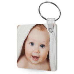 Thumbnail for Personalised Photo Keyrings (Square) with Full Photo design 3
