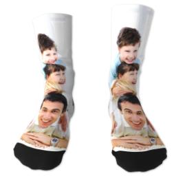 Thumbnail for Personalised Socks (42-47) with Full Photo design 2