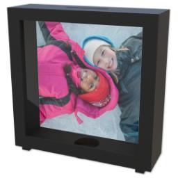 Thumbnail for Personalised Black Wooden Money Box  with Full Photo design 2